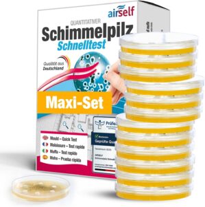 Schimmeltest für bis zu 12 Räume ...
