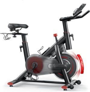 Heimtrainer Fahrrad mit App, leiser...