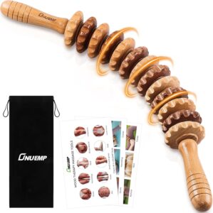 Faszienrolle Massagegerät aus Holz...