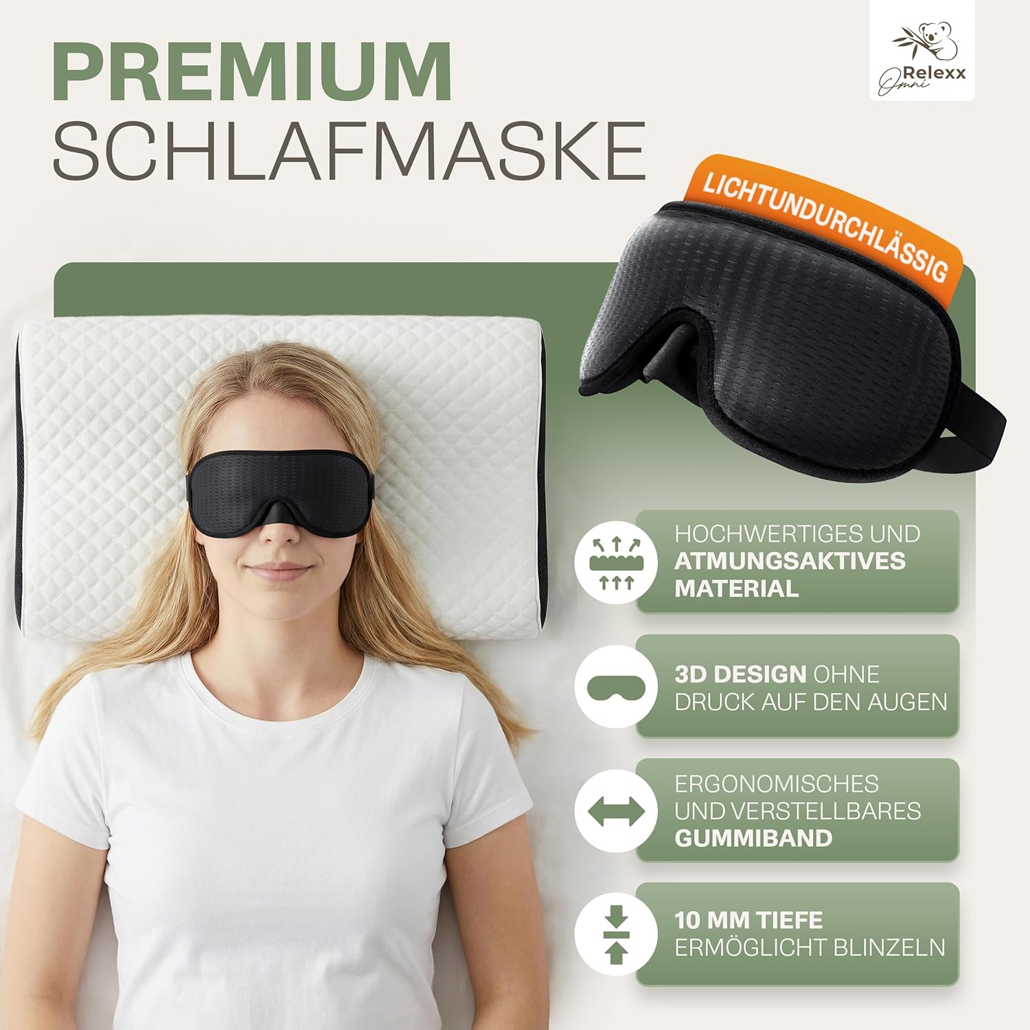 Ergonomisches Nackenstützkissen, atmungsaktives Kissen zur Entspannung, aus weichem Memory-Schaum, Nackenkissen, Seitenschläferkissen, Reisekissen, Kopfkissen – Bild 7