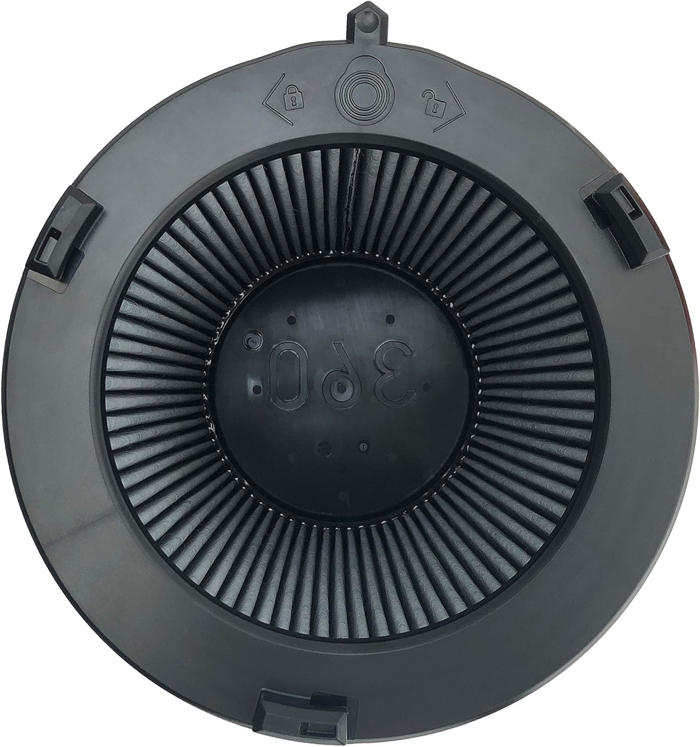 360°-Ersatzfilter für IDEAL Luftreiniger AP30 PRO und IDEAL AP40 PRO (7310099), Grau – Bild 4