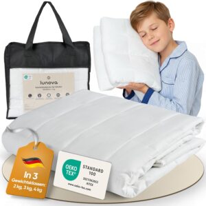 LUNOVA Gewichtsdecke Kinder 4kg (13...