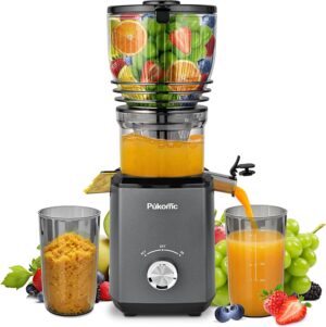 PUKOMC Kaltpress-Entsafter mit 14,7...