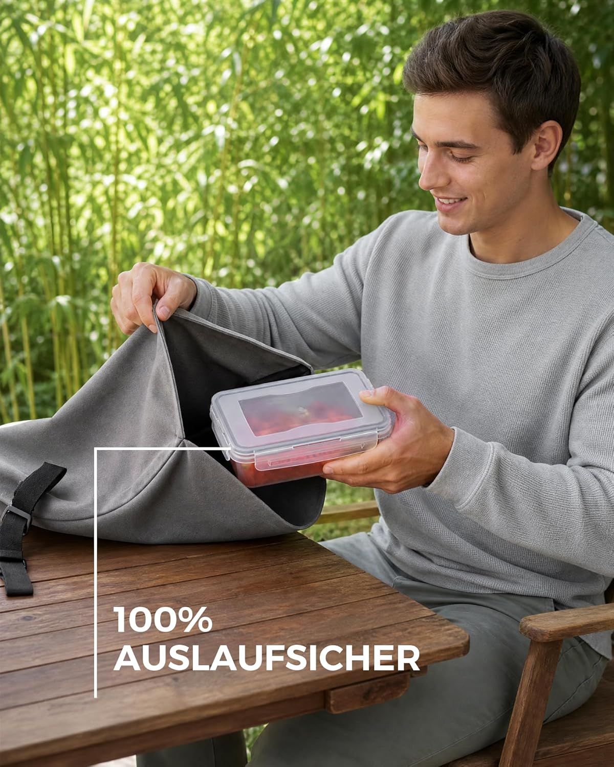 Frischhaltedosen mit Deckel – BPA-frei, auslaufsicher, Meal-Prep-Boxen, spülmaschinenfest, gefrierschrank- und mikrowellengeeignet, stapelbare Lebensmittelbox, Lebensmittelbehälter, 1 l x 10 Stück – Bild 3