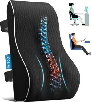 Rückenkissen, Lendenkissen, ergono...