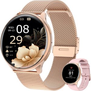 SLOKSFil Damen Smartwatch mit Telef...