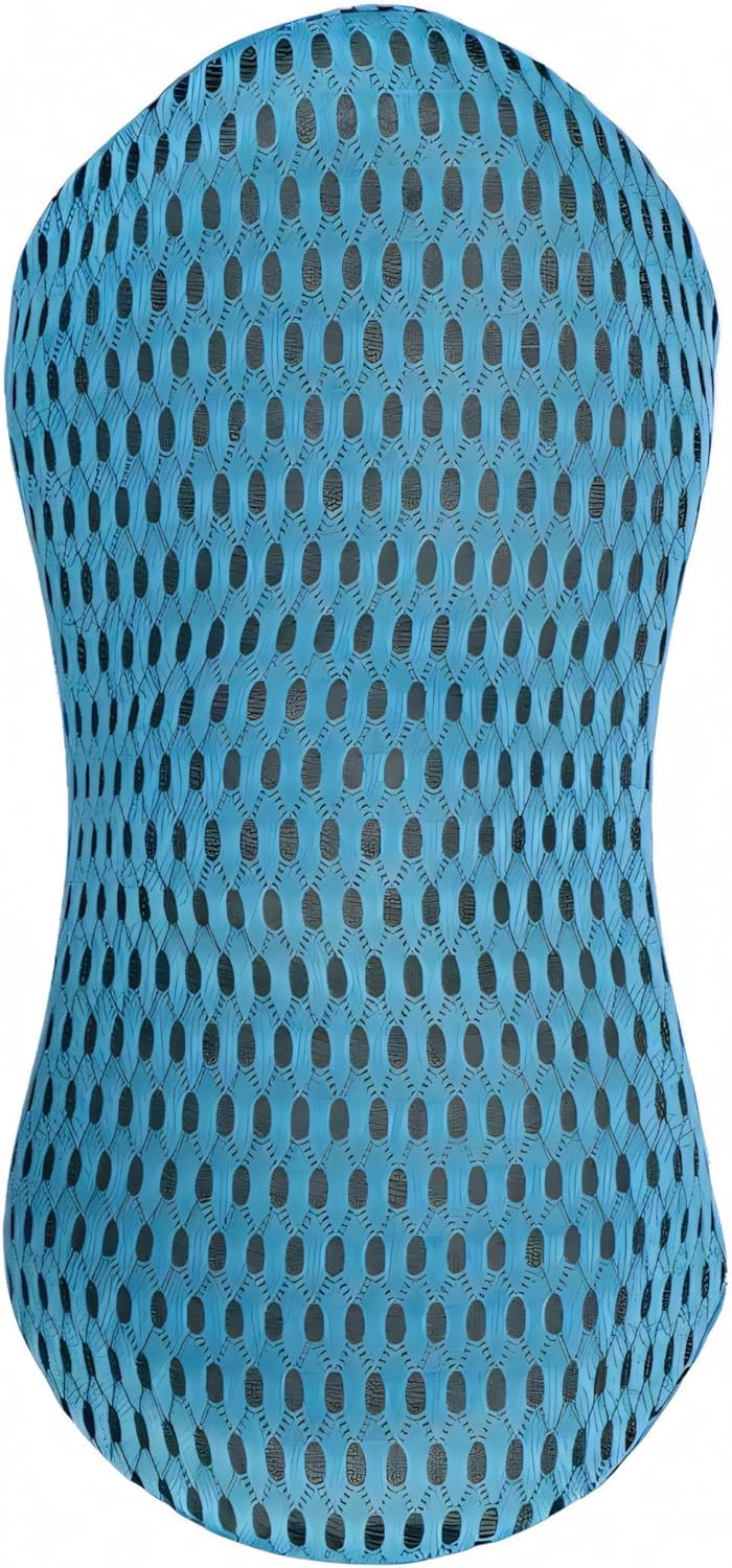Retoo Lendenkissen orthopädisch 23 x 13 x 46 cm, Memory-Schaum-Lendenkissen, Rückenstützkissen mit atmungsaktivem Material, universell für Bett, Stuhl, Auto, Schmerzlinderung im unteren Rückenbereich – Bild 2