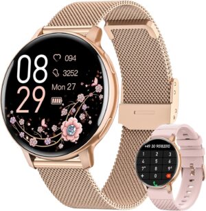 Runde Smartwatch für Damen, 1,39 Z...