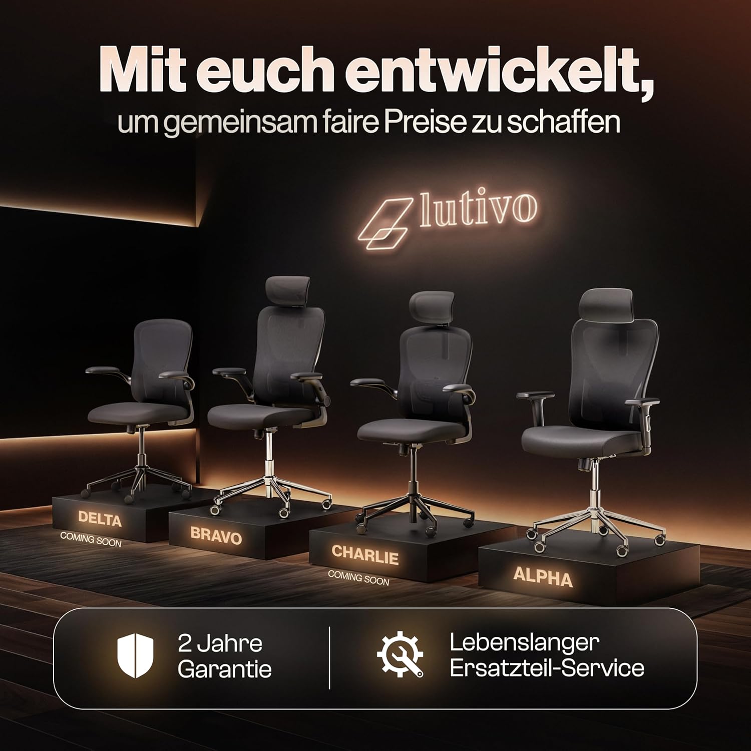 Bravo Ergonomischer Bürostuhl (Original) Schreibtischstuhl Ergonomisch mit 8 Komforteinstellungen | Gaming-Stuhl und Drehstuhl für Heim- und Bürobedarf | Bürostuhl und Chefsessel bis 150 kg – Bild 9