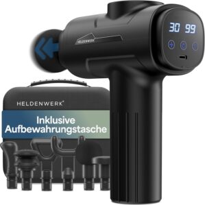 Massagepistole mit 6 Massageköpfen...