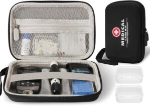 Hartschalen-Reiseetui für Diabetes...