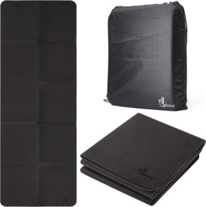 EXERZ faltbare Yogamatte mit Traget...