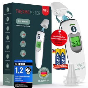 Fieberthermometer, Ohr & Stirn...