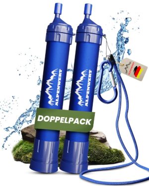 ALPENWERT Outdoor Wasserfilter Dopp...