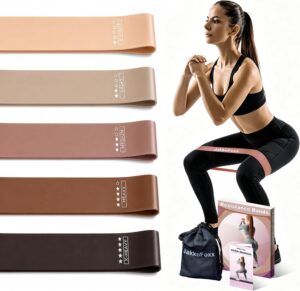 Fitnessbänder Set mit 5 Widerstand...