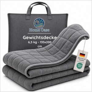 Gewichtsdecke 135 x 200 cm | 6,5 kg...