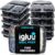 Igluu ​​Meal-Prep-Boxen mit Deckel (20 Stück) – wiederverwendbar, mikrowellen-, gefrierschrank-, spülmaschinenfest, stapelbar – 946 ml Fassungsvermögen – 3 große Fächer – aus BPA-freiem Kunststoff