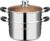 VENTION Dampfgarer 20 cm, Couscous-Topf Induktion 3,4 L, Kartoffeldämpfer Kleiner Dampfgarer aus Edelstahl