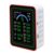 Luftqualitätsmessgerät CO2 TVOC HCHO PM2.5 PM10 Temperatur-Feuchtigkeitserkennungstester Innenbatteriebetriebener Datenspeicher 18 in 1 2000 mAh 2,8