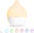 SALKING Aromadiffusor Ätherische Öle – 100 ml Diffusor Aromatherapie Raumduft Raumdiffusor Weiß Ultraschall Duftöldiffusoren RGB Duftdiffusor für Schlafzimmer Home Office