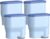 GLACIER FRESH Wasserfilter für Philips AquaClean CA6903/10, CA6903/22, kompatibel mit Saeco und Philips LatteGo 5500 5400 3300 2300 2200, Kalkfilter, TÜV SÜD zertifiziert (4 Stück)