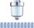 Duschfilter mit 10 austauschbaren Filterelementen, Duschkopf-Kalkfilter, Duschfilter für kalkhaltiges Wasser, reduziert trockene juckende Haut