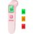 Fieberthermometer, kontaktloses Stirnthermometer, digitales Infrarot-Thermometer für Babys und Erwachsene mit sofortiger Messgenauigkeit und Fieberalarm (Rosa)