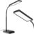 LEPOWER LED Schreibtischlampe 800LM Dimmbare Tischlampe 12W Tageslichtlampe Leselampe 50 Beleuchtungsmodi, Tischlampe Helle Schreibtischlampen für Schlafzimmer, Arbeitszimmer