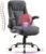 Bosmiller Ergonomischer Bürostuhl, 180 kg, verstellbarer Schreibtischstuhl mit hoher Rückenlehne und breiter Sitzfläche, klappbare Armlehne, Bürostuhl für Büro, Computer, Chefsessel