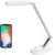 JKSWT Schreibtischlampe, für die Augenpflege, dimmbare Tischlampe mit 5 Farbmodi, 72 LEDs mit USB-Ladeanschluss, Touch-Steuerung und Speicherfunktion, Bürolampe