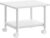 VASAGLE Druckertisch mit Rollen, Druckerständer unter dem Schreibtisch, Aufbewahrungsregal mit 2 Ebenen, robust, industriell für Büro, Arbeitszimmer, Weiß OPS002W01