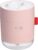 USB wiederaufladbarer Mini-Luftbefeuchter mit LCD-Stimmungsbeleuchtung, 500 ml, tragbarer Luftbefeuchter für Schlafzimmer, Büro, Pflanzen, 12 Stunden Laufzeit, leiser Nebel (Pink)