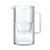 AQUAPHOR Glas – Wasserfilterkrug aus robustem Glas, 2,5 l, inklusive 1 x Maxfor+ Filterkartusche, weiß