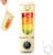 Tragbarer Mixer, Mini-Standmixer, kleiner Entsafter, Smoothie-Maker mit Silikon-Strohhalm, USB-Ladegerät Smoothie Maker, 400ml KleinerMixer mit 12 Edelstahlklingen, für Zuhause/Küche (Beige)