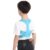 Haltungskorrektor Rücken, verstellbarer Haltungskorrektor, für Kinder und Jugendliche, Haltungstrainer zur Unterstützung der Wirbelsäule, Kinderhaltungskorrektor, Unisex, Blau, Medium