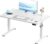 Devoko Höhenverstellbarer Schreibtisch, elektrischer Schreibtisch, höhenverstellbarer Tisch, Stehsitz, Bürotisch, Computertisch mit Memory-Funktion, Stehpult, Bürotisch, 120 x 60 cm, Weiß