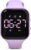 LED-Fitness-Tracker-Uhr für Kinder, Schrittzähler-Uhr, Digitaluhr, Armbanduhr, Schrittzähler, Distanz/Kalorien/Wecker, tolles Geschenk für Kinder, Teenager, Mädchen, Jungen (lila quadratisch)