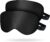 OLESILK Set mit 2 verstellbaren Schlafmasken aus Seide, Augenmaske aus 100 % Maulbeerseide zum Schlafen für Männer und Frauen, Unisex-Set für Zuhause oder auf Reisen, Schwarz + Schwarz