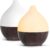 SALKING Ätherische Öle Aromadiffusor, Raumduft, Aromatherapie-Duftdiffusor, Ultraschall-Duftöldiffusor, schwarze Holzmaserung, RGB-Aromalampe für Schlafzimmer, Zuhause, Büro, 100 ml, 2 Stück | Aromatherapie-Duftdiffusor, Ultraschall-Duftöl-Diffusoren, schwarze Holzmaserung, Ölbrenner, RGB, für Schlafzimmer, Heimbüro