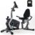 ISE Ergometer Heimtrainer mit Magnetbremssystem, Transporträdern, Pulssensoren und LCD-Display, 8 einstellbare Widerstandsstufen