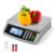 Küchenwaage 40 kg/1G, professionelle digitale Küchenwaage, große Edelstahl-Lebensmittelwaage, Obstwaage mit Tara-Funktion, PCS-Zählwaage, LCD-Display und 5 Maßeinheiten, Silber