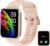 RUIMEN Smartwatch für Damen und Herren, Bluetooth-Anruffunktion, 1,85-Zoll-Fitnessuhr mit über 100 Sportmodi, SpO2-Herzfrequenzmesser, Schlafmonitor, Schrittzähler, IP68 wasserdicht, AI-Sprachassistent für Android iOS-Handy