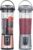 Ninja Blast BC151UKEUGV Kabelloser Mini-Mixer, 530 ml, 2er-Pack, auslaufsicherer Trinkdeckel, wiederaufladbar, Smoothies & Protein-Shakes für unterwegs, mixt Eis & gefrorenes Obst, Roségold & Silber, BC151UKEUGV