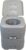 Montafox Campingtoilette 20 L, bequeme Sitzhöhe, tragbare Reisetoilette bis 130 kg, Wohnwagen, Wohnmobil, Wohnmobil