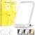 NIKYJM Tageslichtlampe 20000 Lux Lichttherapielampe mit 3 Farbtemperaturen, 10 Helligkeitsstufen und 6 Timern, UV-freie LED-Lichttherapielampe Tageslicht, Touch Control Sonnenlichtlampe
