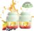 Tragbarer Mixer, 500 ml Fresh Juice Mixer Flasche, Smoothie Maker mit 10 Klingen, Smoothie Maker to Go, Kabellos USB Wiederaufladbarer Mini-Mixer, für Reise Büro Sport Fitness Küche (Doppeldeckel 2 Stück)