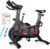 Bluearth Heimtrainer Fahrrad mit magnetischem Widerstand, Hometrainer Fahrrad mit Smart App, Leise & Bequem Indoor Spinning Bike mit Immersivem Erlebnis und Live-Kursen, Max. 150 kg