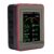 15-in-1-Luftqualitätsmonitor, tragbarer WiFi-Luftqualitätsmessgerät-Detektor mit CO2-TVOC-HCHO-PM2,5-Temperatur-Feuchtigkeitserkennung, 2,8-Zoll-LCD-Digitalanzeige für Zuhause (Schwarz + Rot)