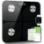 Körperfettwaage, Personenwaage Digitale Waage mit Körperfett und Muskelmasse mit App 180 kg / 400 lbs, Bluetooth-Körperwaage für Körperfett, BMI, Gewicht, Wasser und Muskelmasse