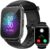 RUIMEN Smartwatch mit Telefonfunktion, Smartwatch für Damen und Herren, 1,85 Zoll HD-Bildschirm, Fitnessuhr mit SpO2-Überwachung, Herzfrequenzmesser, Schlafmonitor, Schrittzähleruhr, 110+ Trainingsmodi für Android iOS (2 Bänder)
